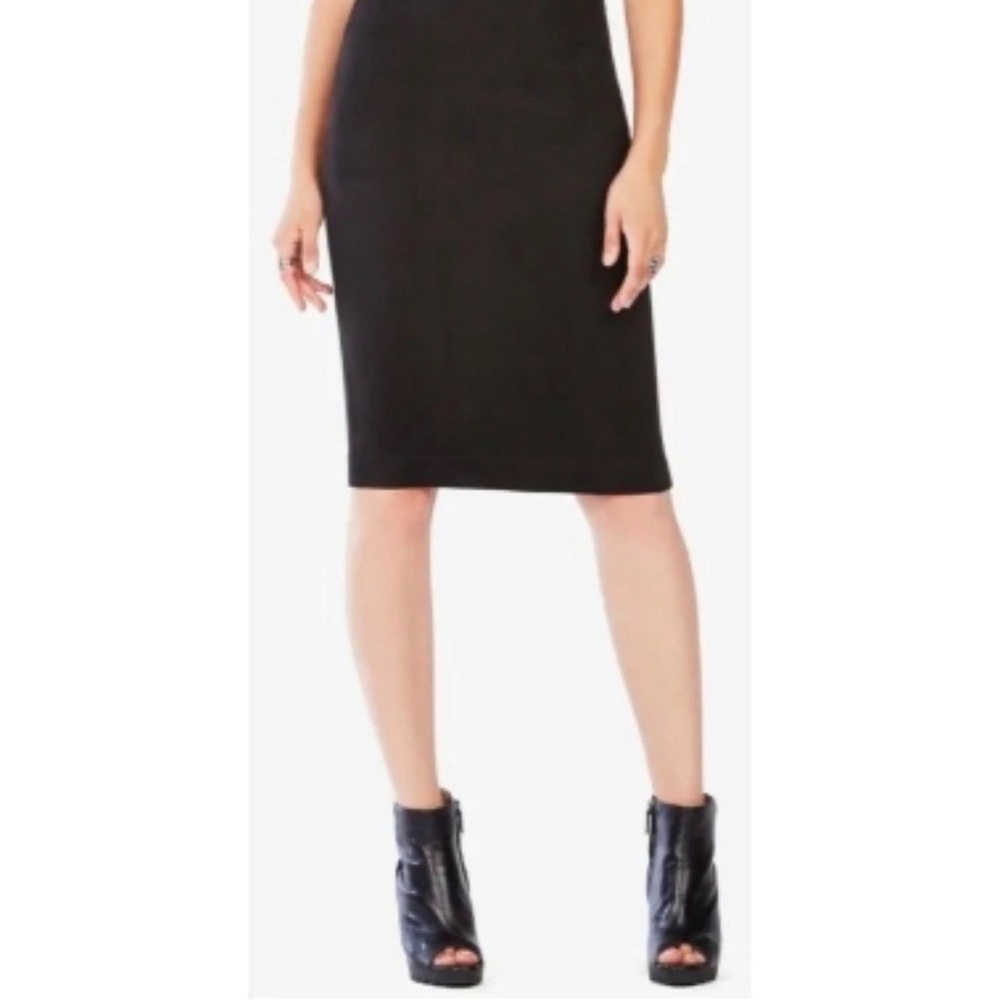 MWT BCBGMAXAZRIA Lyric Faux Suede Pencil Skirt